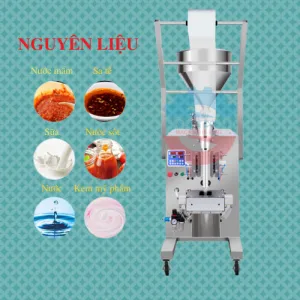 May đóng gói nước mắm sa tế mini