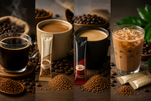 freeze dried coffee cups