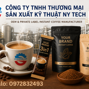 nhận gia công cà phê hòa tan